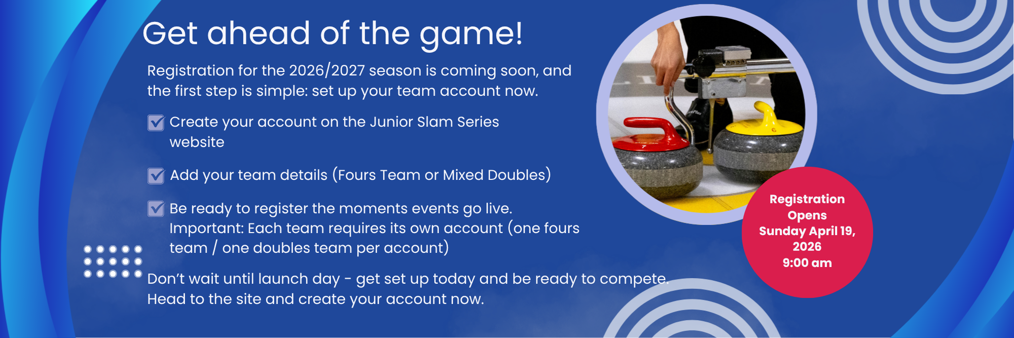 Create your team account
